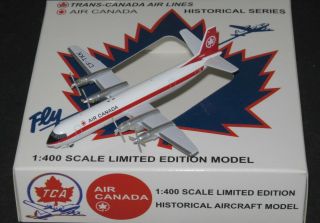 Aeroclassics 1/400 Scale Vickers Vanguard 952f Air Canada (cargo) Cf - Tkk