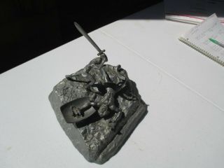 David And Goliath Metal Limited Edition Sculpture By Yaacov Heller Religion