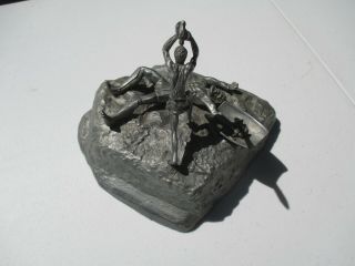 David and Goliath metal limited edition sculpture by Yaacov Heller Religion 4