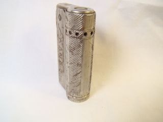 Vintage Imco Triplex Junior Austria Flip Open Lighter Sparking Well