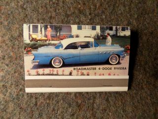Buick Roadmaster Special Matchbook Coldwater Mi