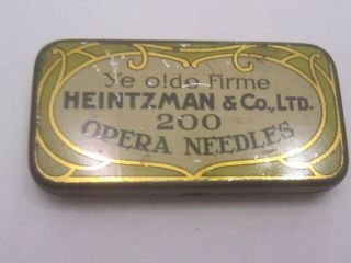 Ye Old Firme Heintzman & Co,  Ltd.  Gramophone Needle Tin 200 Opera Needles