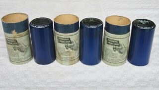 3 X Rare 2 - minute Blue Amberol Edison Phonograph Cylinder Record I.  C.  S.  French 2