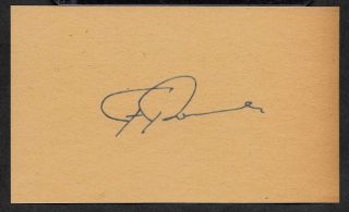 Ferdinand Porsche Autograph Reprint On Period 1930s 3x5 Card