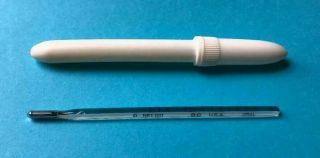 Vintage Oral B - D D - Nei Iiii Thermometer With Case
