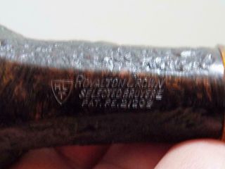 Vintage Royalton Crown Briar Estate Smoking Pipe Pat.  21209 5