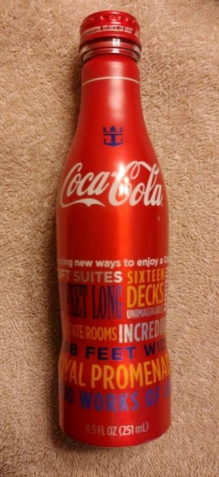 Oasis Of The Seas Commerative Coke Bottle