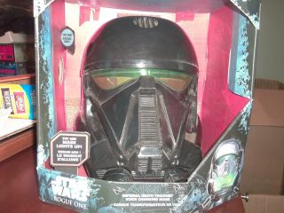 Disney Store Star Wars Imperial Death Trooper Voice Changer Rogue One Mask