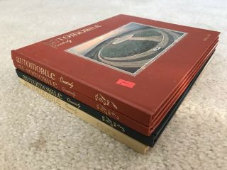 Vintage 1970s Automobile Quarterly Complete set of 4 books Volume 21 2