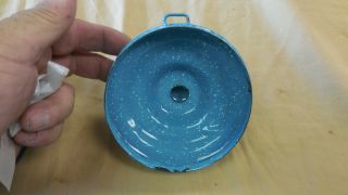 Antique Enamelware Coffee Pot Granite Ware Enamel Pitcher 3