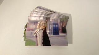 Rare 10th Dr Screen Prop Rose Tyler And Tardis Photo Series 2 Doctor Who