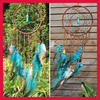 Dream Catcher Handmade Exquisite Feather Beaded LARGE For Kids/Cars/Bedroom Indi 4