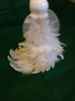 Vintage Feather Angel,  Japan,  Porcelain Head, 5