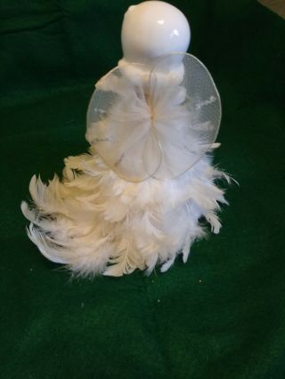 Vintage Feather Angel,  Japan,  Porcelain Head, 6