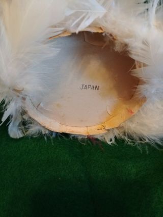 Vintage Feather Angel,  Japan,  Porcelain Head, 7