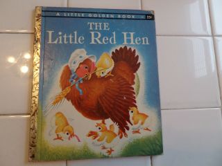 The Little Red Hen,  A Little Golden Book,  1954 (vintage Children 