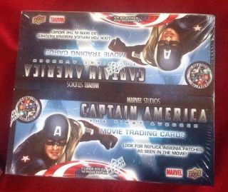 Marvel Captain America First Avenger 2011 Movie Upper Deck Trading Card Box Nisb