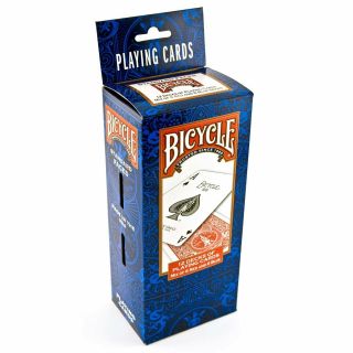 Bicycle Poker Size Standard Index Playing Cards,  12 Deck Players Pack