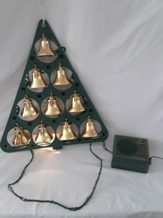 Vintage Mr.  Christmas Bells Of Christmas Lighted Musical Bells Plays 15 Songs 2