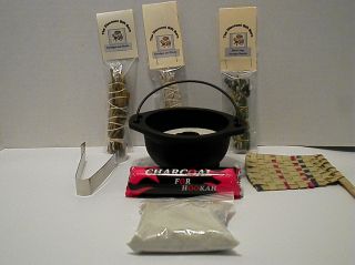 Large Cauldron Smudge Pot Starters Kit