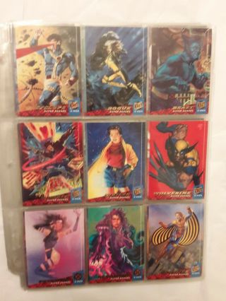 X - Men Fleer Ultra 1994 Complete Set Including 4 Of 9 Foil Chase Set (154 Cards)