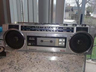 Sanyo M7150k Stereo Radio Cassette Recorder Made In Japan