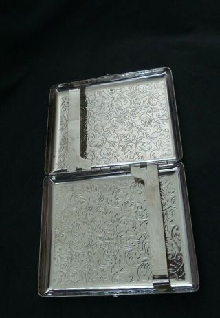 Vintage Metal Double Sided King & 100 ' s Cigarette Case 1990s 2