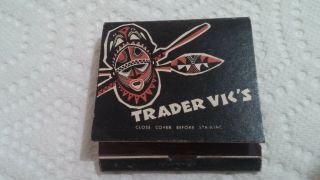 Old Vintage Tiki Matchbook Trader Vic 