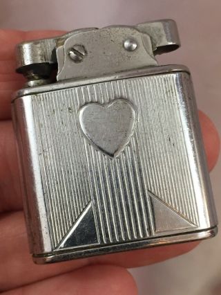 Vintage Sweetheart Pocket Lighter With Hidden Mirror 2