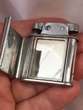 Vintage Sweetheart Pocket Lighter With Hidden Mirror 6