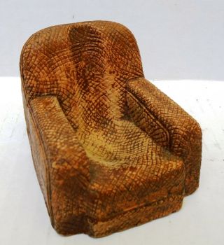 Vintage Pipe Rest Stand Tobacco Holder Shaped Like An Easy Chair Recliner Design
