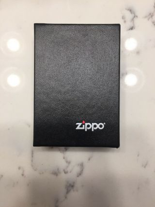 Zippo Lighter Marlboro Red Roof Black Matte Rare 5