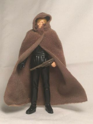 1983 Vintage Kenner Star Wars Luke Skywalker Action Figure W/ Cape & Gun