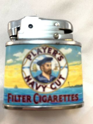 Vintage Players Navy Cut Filter Cigarettes Advertising Lighter 2