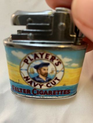 Vintage Players Navy Cut Filter Cigarettes Advertising Lighter 4