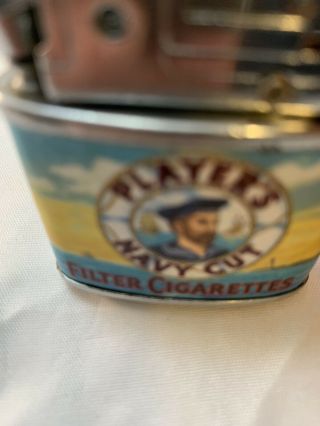 Vintage Players Navy Cut Filter Cigarettes Advertising Lighter 5