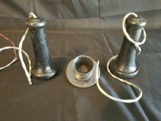 Antique Wall Or Candlestick Telephone Receiver Part