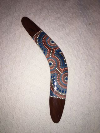 Authentic Boomerang Made In Australia,  Signed & Numbered,  Queensland Bundulung