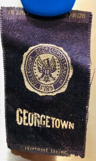 Georgetown University Tobacco Silk (1910) Listing B