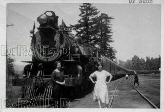 9c645 Rp 1922 Union Pacific Railroad 4 - 6 - 2 Locomotive 3203 Bonnieville Oregon