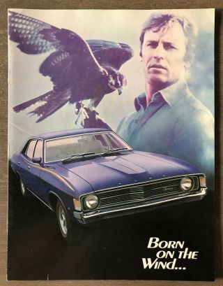 1972 Ford Falcon Australian Sales Brochure (fair To Decent)