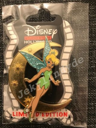 Disney Dsf Crescent Moon Tinkerbell Pin From Peter Pan