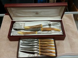E.  Parker & Sons 9 Pc Cutlery Set Model: 3709 In Case Ships