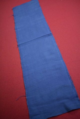 TL88/50 Vintage Japanese Fabric Cotton Antique Boro Patch Indigo Blue 37.  4 