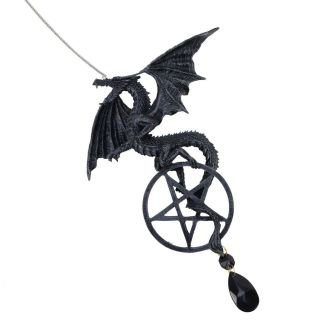 Western Dragon Pentagram Dreamcatcher Windchime Wicca Dream Catcher Gothic Decor