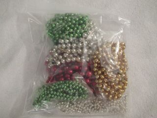 Vintage Christmas Mercury Glass Bead Garland - Some Are Off The String