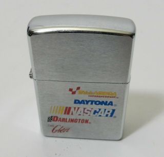 1996 Unfired Seal Nascar Talladega Dayton Darlington Glen Racing Zippo Lighter