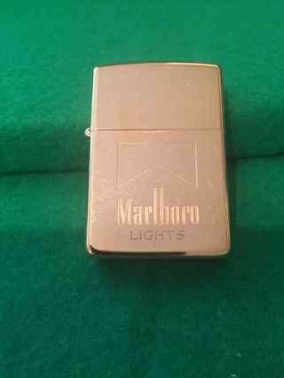 Vintage Marlboro Lights Zippo Lighter