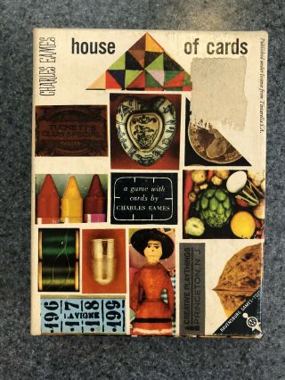 Vintage Charles Eames House Of Cards Design Game Q953 Ravensburg Games Mcm