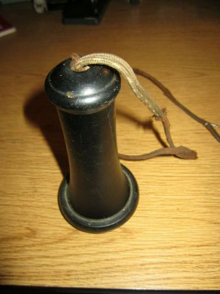 Antique Bakelite Wall Phone Candlestick Ear Piece